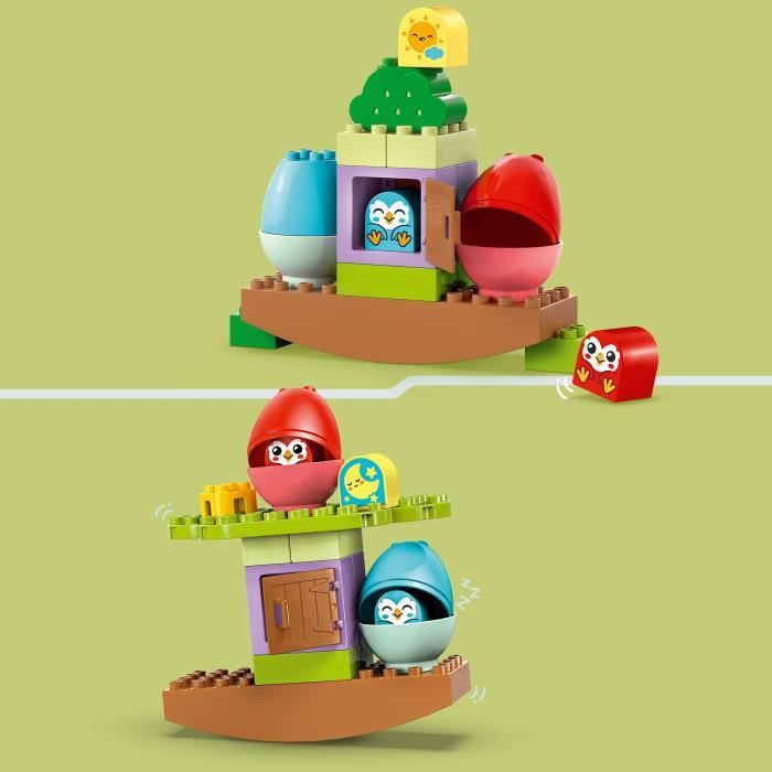 LEGO DUPLO My First 10440 Swinging & Stacking Tree - Interactive Toy for Babies