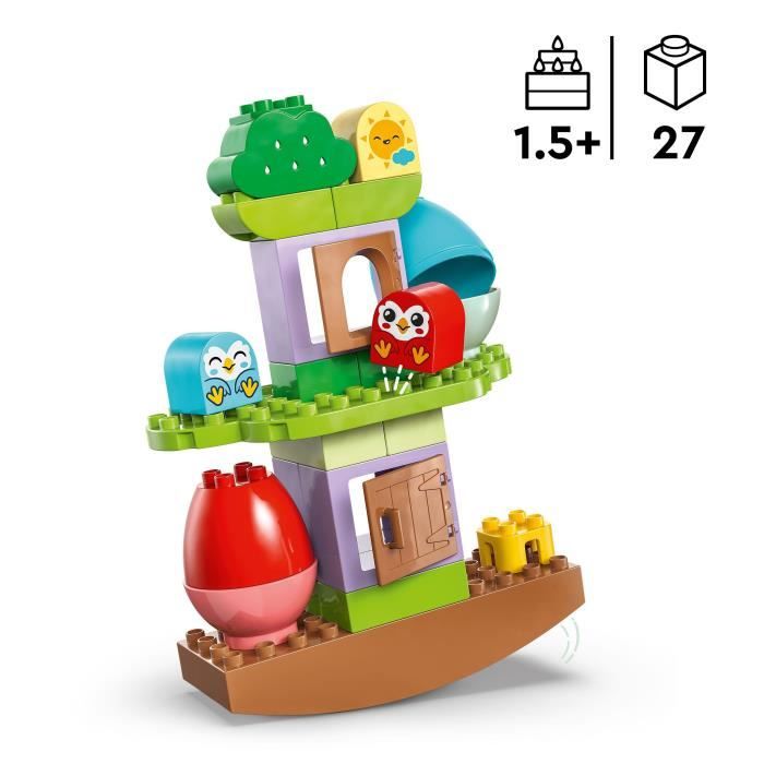 LEGO DUPLO My First 10440 Swinging & Stacking Tree - Interactive Toy for Babies