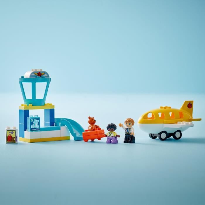 LEGO DUPLO My Town 10443 First Time at the Airport - Construction Toy for Ages 2 and Up