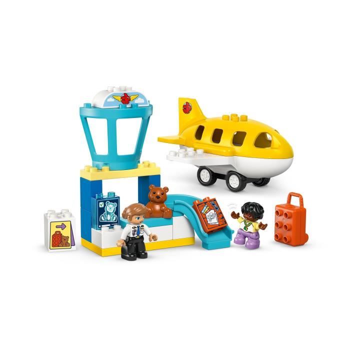 LEGO DUPLO My Town 10443 First Time at the Airport - Construction Toy for Ages 2 and Up
