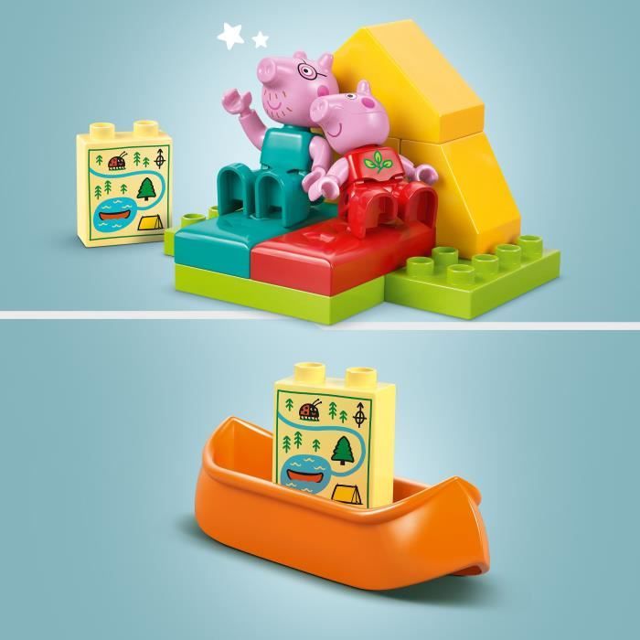 LEGO DUPLO Peppa Pig 10452 Camping Holiday - Building Game for 2 Year Olds