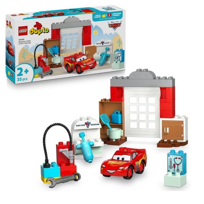 LEGO DUPLO ¦ Disney and Pixar Cars 10456 McQueen's Visit to Doc's Garage - Game for 2 Years