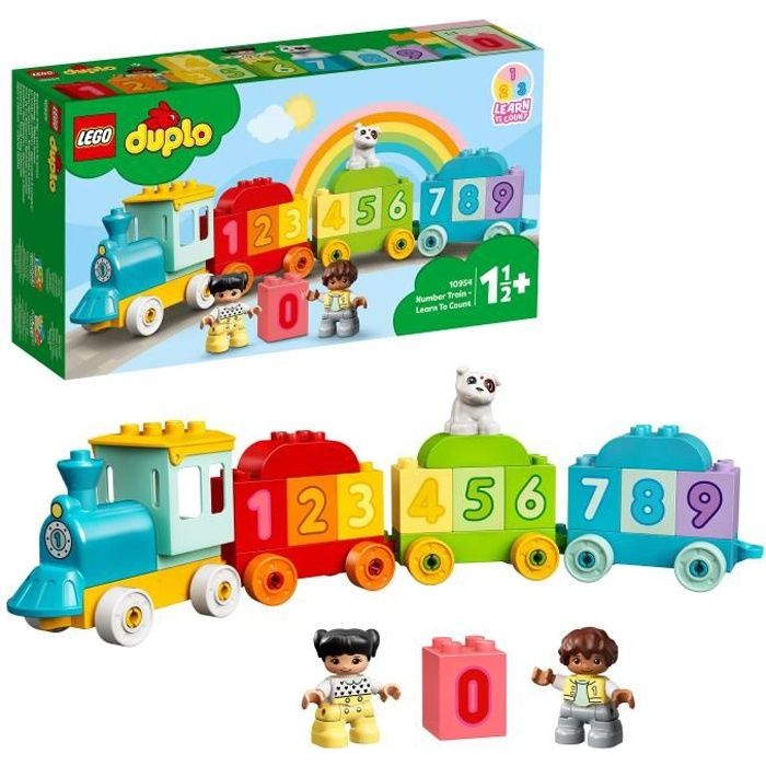 LEGO 10954 DUPLO The Number Train - Learn to Count Educational Games 1.5 years, Baby Toy Gift OR Learning Set