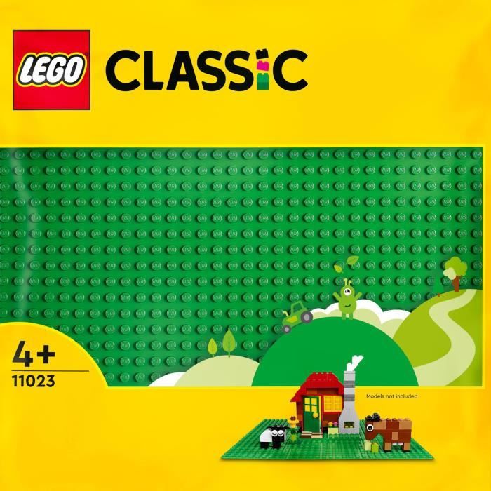 LEGO 11023 Classic The Green Building Plate 32x32, Base Base for Building, Assembly and Display