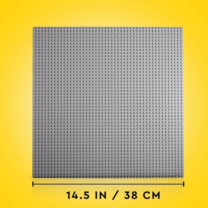 LEGO 11024 Classic The Gray Building Plate 48x48, Base Base for Building, Assembly and Display