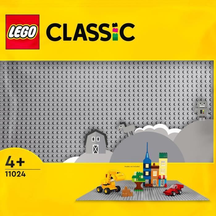 LEGO 11024 Classic The Gray Building Plate 48x48, Base Base for Building, Assembly and Display