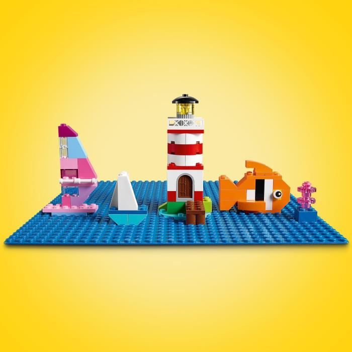 LEGO 11025 Classic The Blue Building Plate 32x32, Base Base for Building, Assembly and Display
