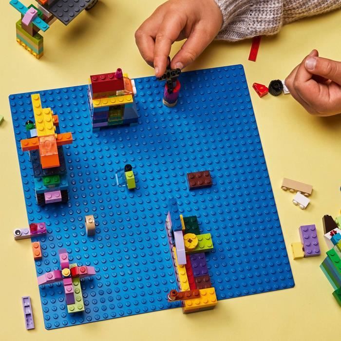 LEGO 11025 Classic The Blue Building Plate 32x32, Base Base for Building, Assembly and Display