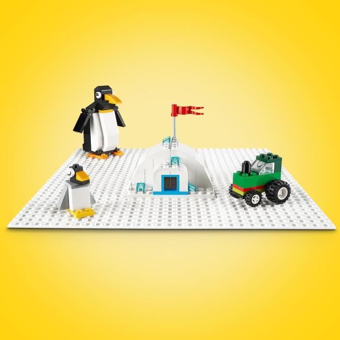 LEGO 11026 Classic The White Building Plate 32x32, Base Base for Building, Assembly and Display