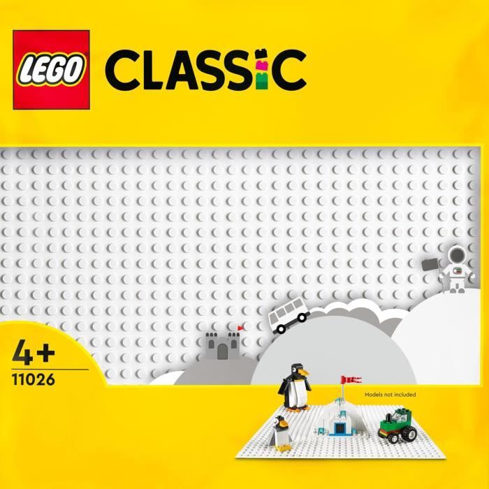 LEGO 11026 Classic The White Building Plate 32x32, Base Base for Building, Assembly and Display