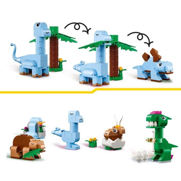 LEGO Classic 11041 Creative Dinosaurs  Building Toy Including T-rex