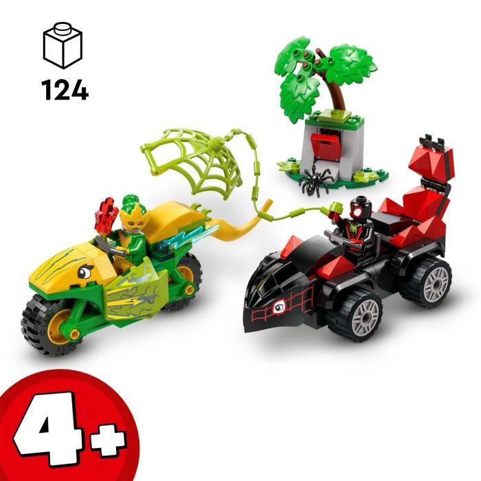 LEGO Marvel 11198 Spin and Electro Dino Chase - Spidey and His Amazing Friends