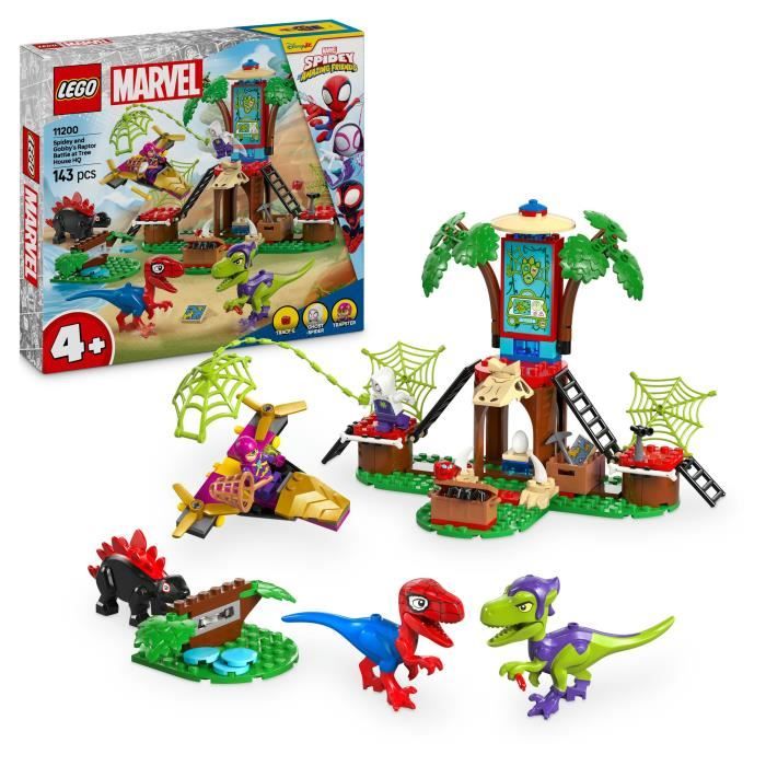 LEGO Marvel 11200 Spidey vs. Gobby's Raptor at the Treehouse - Spidey and His Amazing Friends