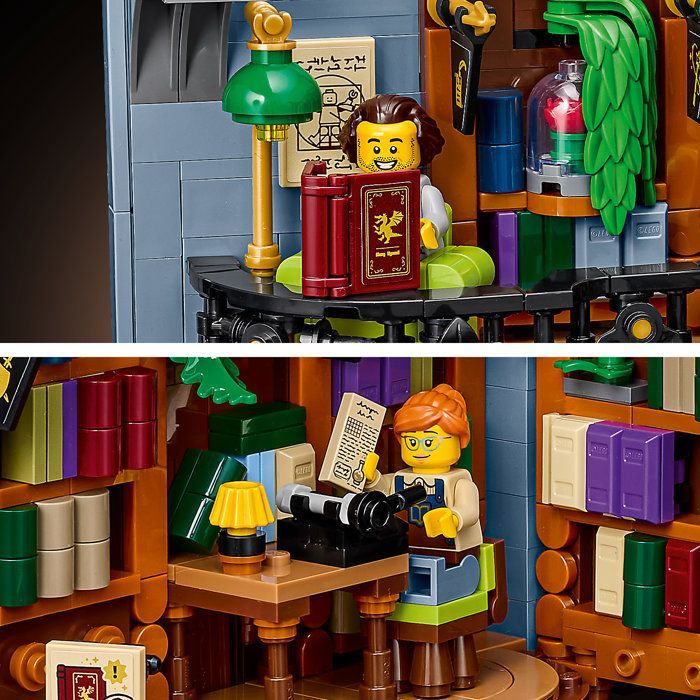 LEGO Icons 11379 - The Bookstore: Book Nook - Bookend Display, 1,690 Pieces - Adult Set - Ages 18 and up