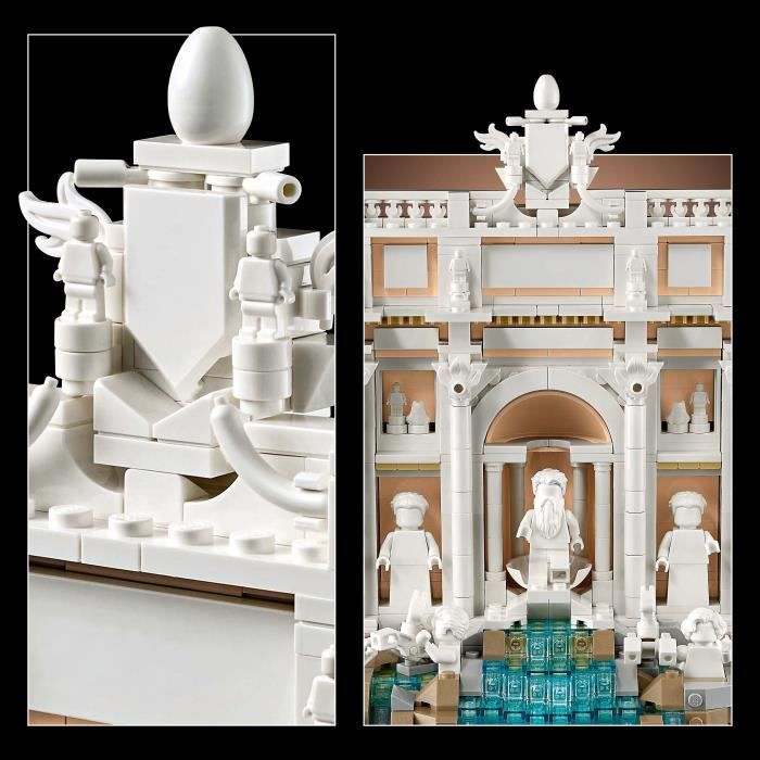 LEGO Architecture 21062 Trevi Fountain  Rome Building Set for Adults