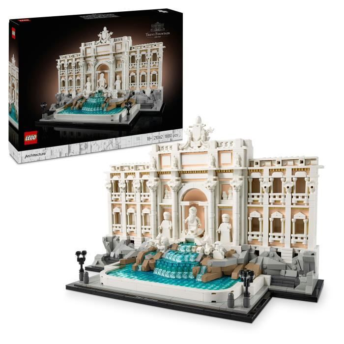 LEGO Architecture 21062 Trevi Fountain  Rome Building Set for Adults