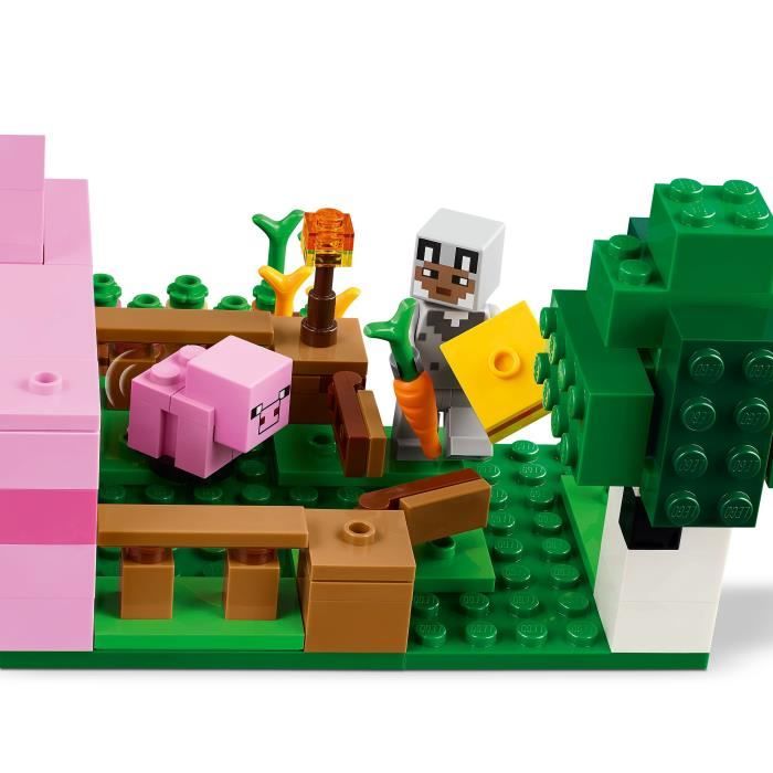 LEGO Minecraft 21268 Piglet's House - Building Game for Girls Ages 7 and Up