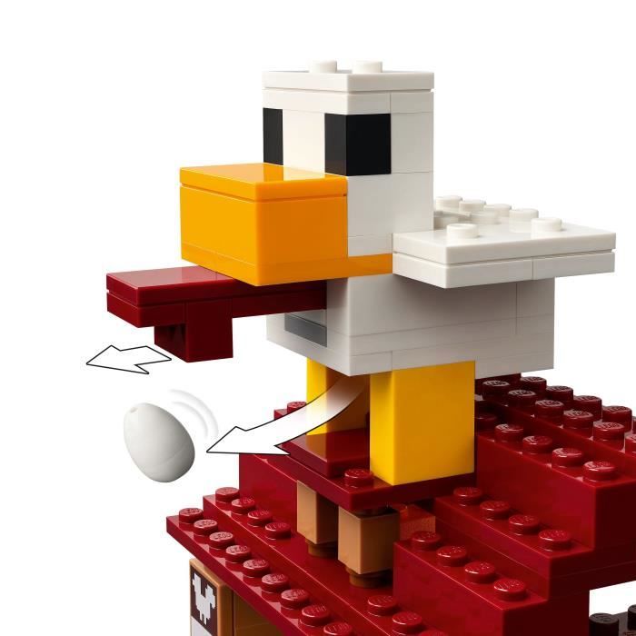 LEGO Minecraft 21273 Ghasts Attack the Village - Game for Boys Ages 10 and Up