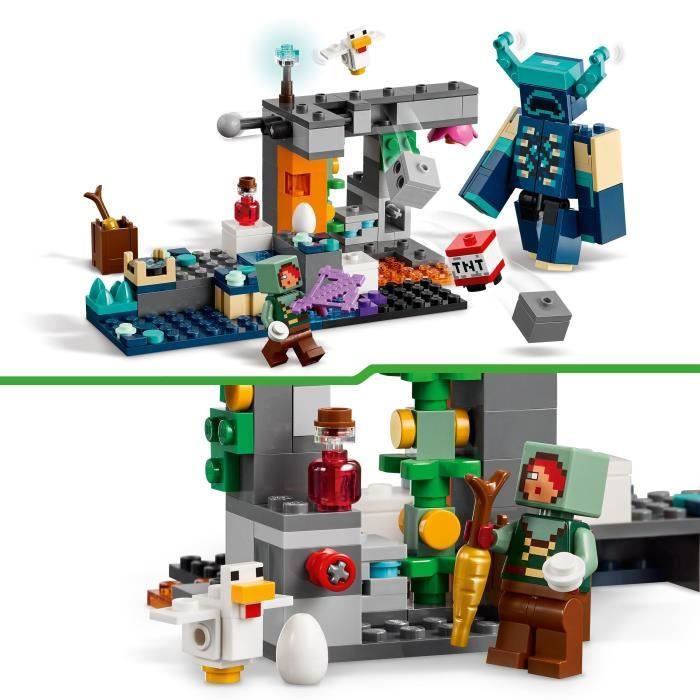 LEGO Minecraft 21274 Warden's Encounter - Collectible Toy for Boys Ages 7 and Up