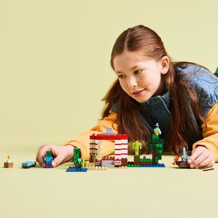 LEGO Minecraft 21275 Jungle TNT House - Building Set for Girls Ages 8