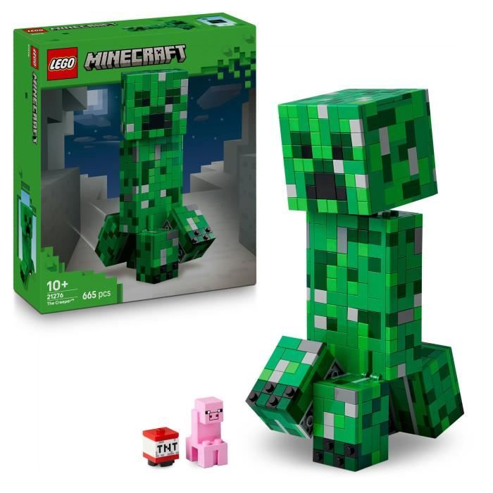 LEGO Minecraft 21276 The Creeper - Building Set for Boys Ages 10 - Figure