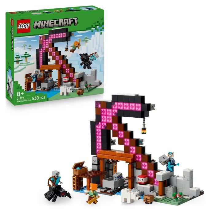 LEGO Minecraft 21277 Pickaxe Mine - Building Set for Boys Ages 8