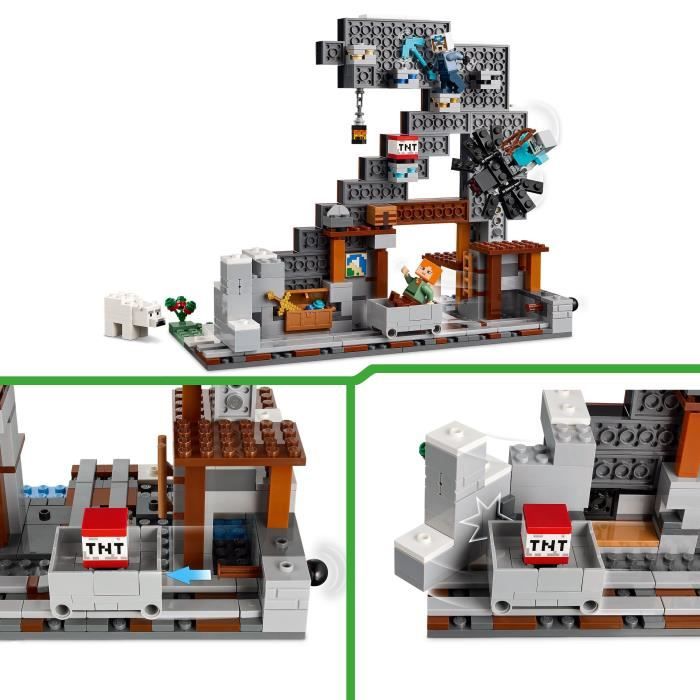 LEGO Minecraft 21277 Pickaxe Mine - Building Set for Boys Ages 8