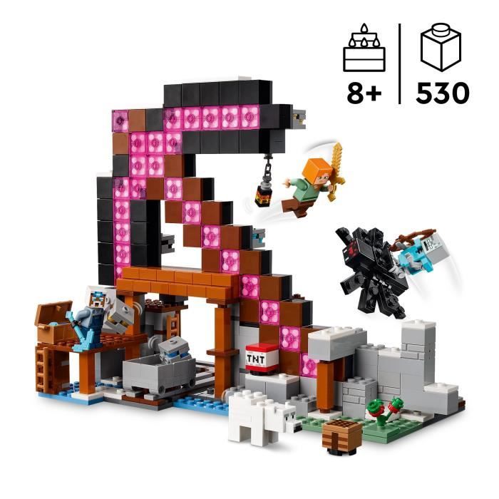 LEGO Minecraft 21277 Pickaxe Mine - Building Set for Boys Ages 8