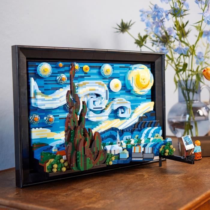 LEGO Ideas 21333 Vincent Van Gogh - The Starry Night Canvas Art Print