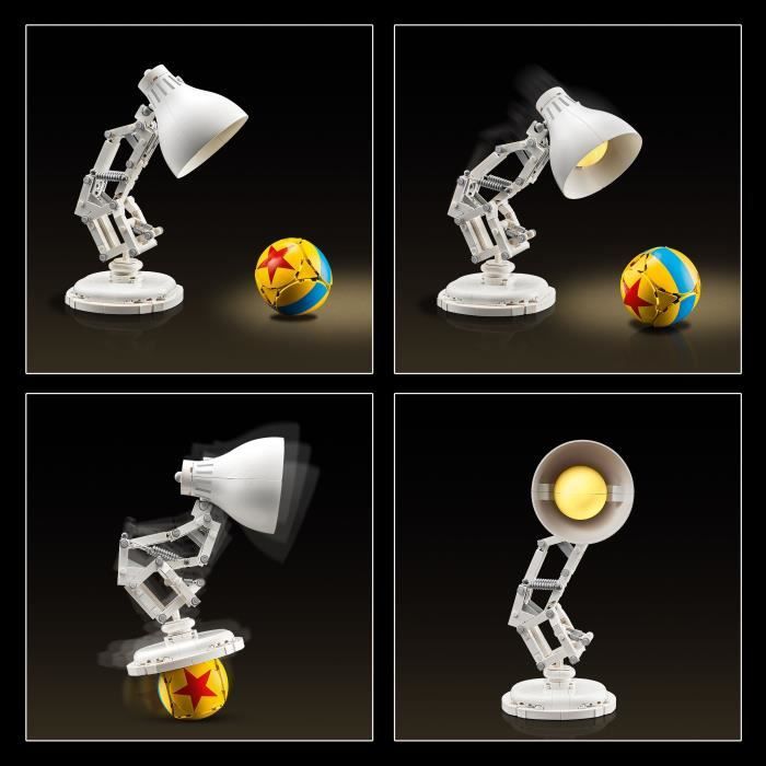 LEGO Ideas 21357 Disney Pixar Luxo Jr. - Collector's Building Set for Adults - Decoration