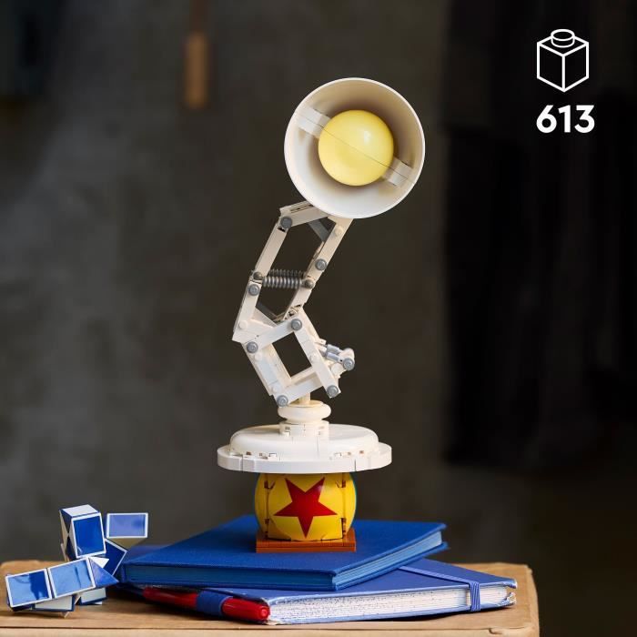 LEGO Ideas 21357 Disney Pixar Luxo Jr. - Collector's Building Set for Adults - Decoration
