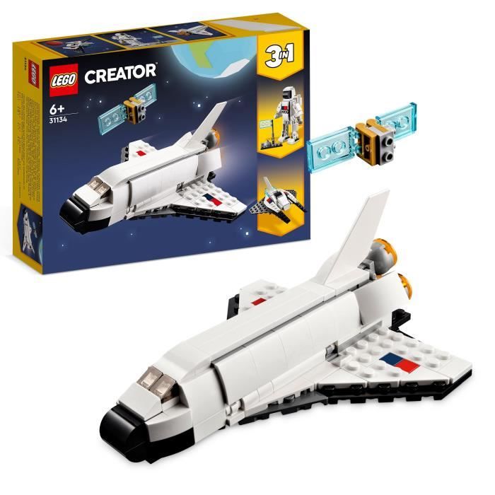 LEGO CREATOR 3-in-1 31134 Spatial shuttle, TOET CLOSE ASTRONUTTE WITH VEST, CHILDREN 6 YEARS