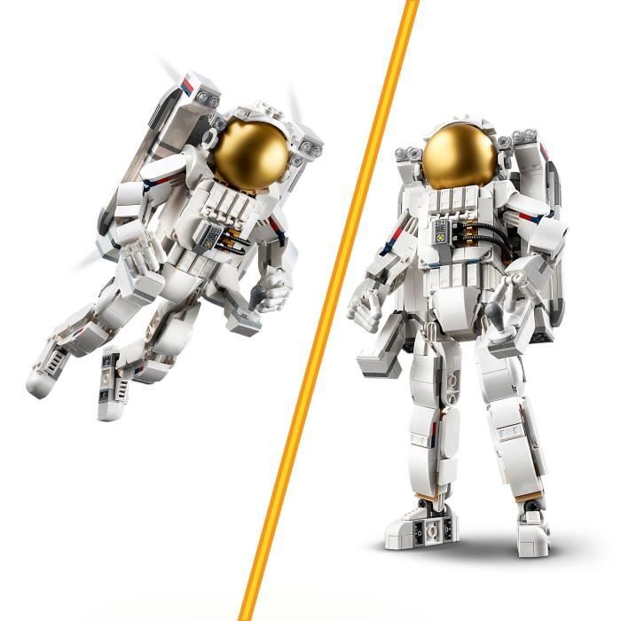 LEGO 31152 Creator 3in1 Astronaut in Space, Construction Toy with Dog and Space Shuttle, Decoration