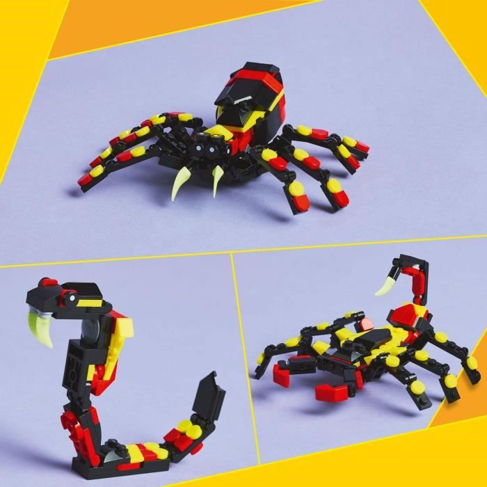 LEGO Creator 31159 3-in-1 Wild Animals: Amazing Spider - Toy for 7 year olds