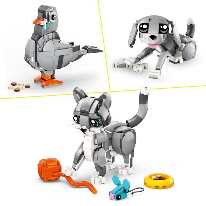 LEGO Creator 31163 3-in-1 Playful Cat - Building Toy for Girls Aged 8