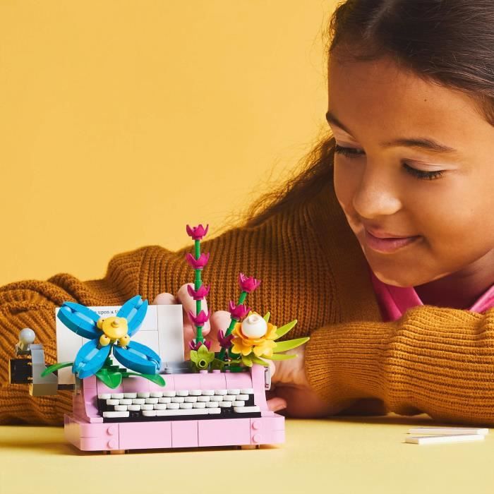LEGO Creator 31169 3-in-1 Flower Typewriter - Game for Girls Ages 8 and Up