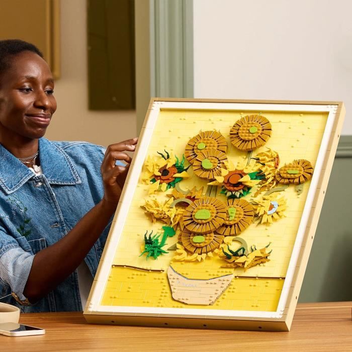 LEGO Art 31215 Vincent van Gogh  Sunflowers - Wall Art, Adult Construction