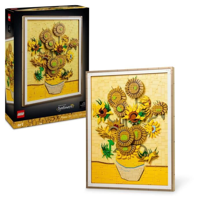 LEGO Art 31215 Vincent van Gogh  Sunflowers - Wall Art, Adult Construction