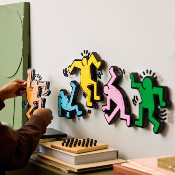 LEGO 31216 Art Keith Haring, Dancing Figures, Home Decor and Building Set for Adults
