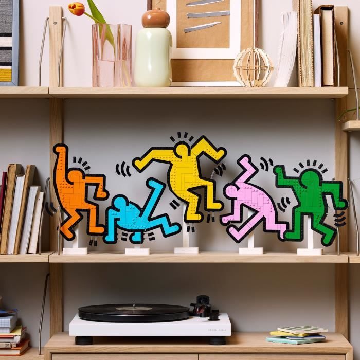 LEGO 31216 Art Keith Haring, Dancing Figures, Home Decor and Building Set for Adults
