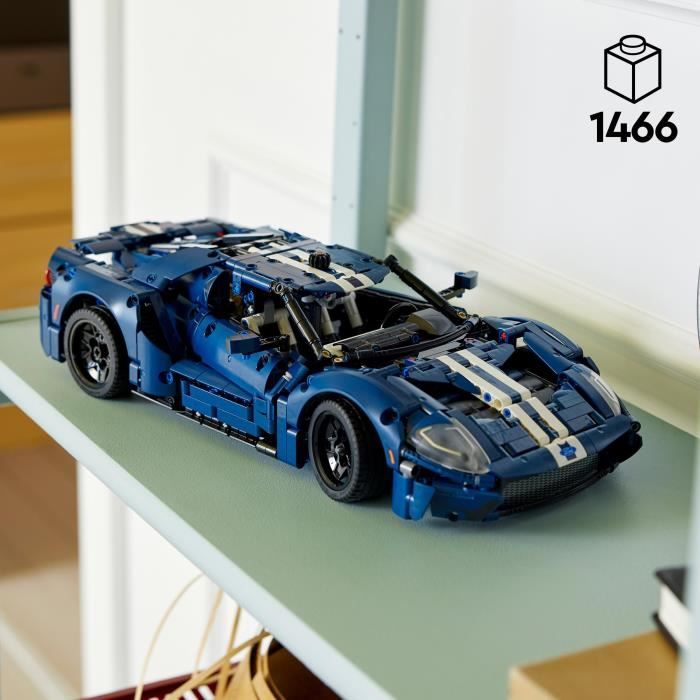 Lego Technic 42154 Ford GT 2022, car cover for adults, scale 1:12, advanced level