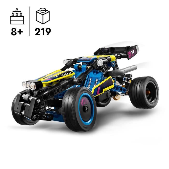 LEGO 42164 Technic Off-Road Racing Buggy, Rally Vehicle, Racing Car Building Toy