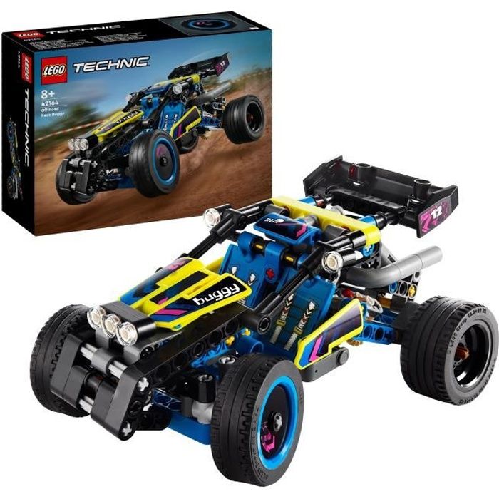 LEGO 42164 Technic Off-Road Racing Buggy, Rally Vehicle, Racing Car Building Toy