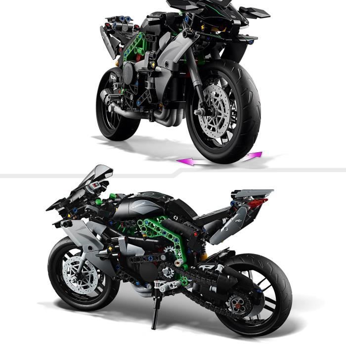 LEGO Technic 42170 Kawasaki Ninja H2R Motorcycle, Gift Idea for Kids, Creative Toy