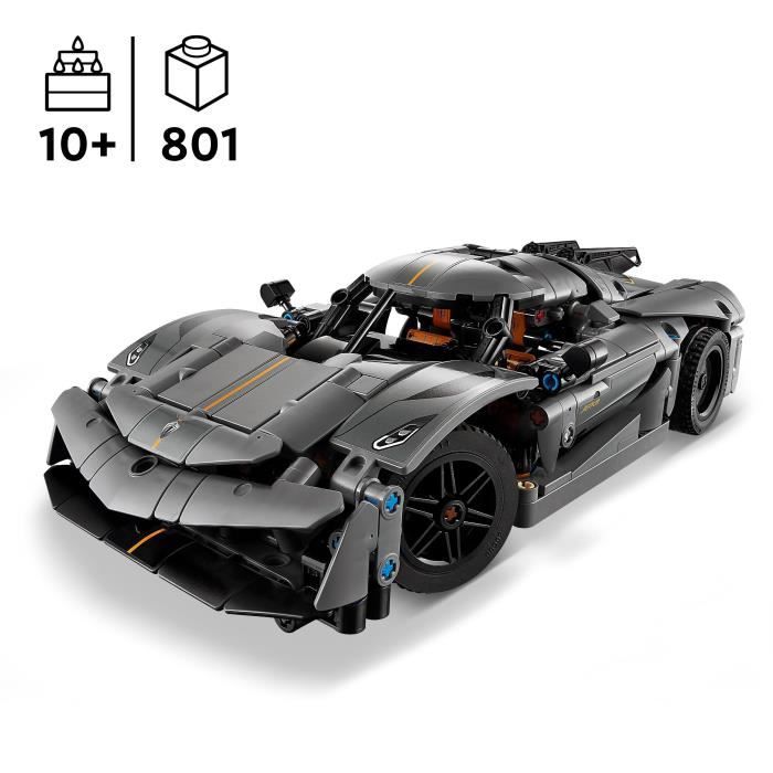 LEGO Technic 42173 Hypercar Koenigsegg Jesko Absolut gray - Building set