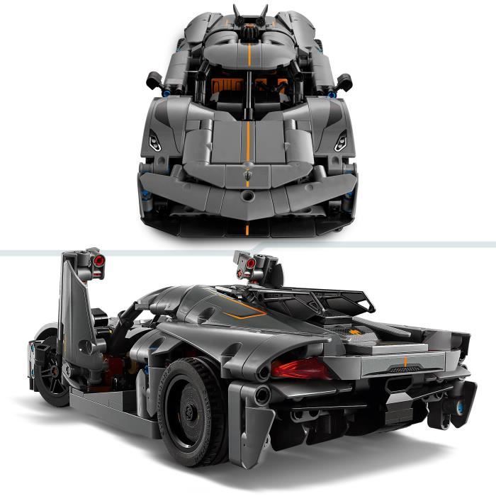 LEGO Technic 42173 Hypercar Koenigsegg Jesko Absolut gray - Building set
