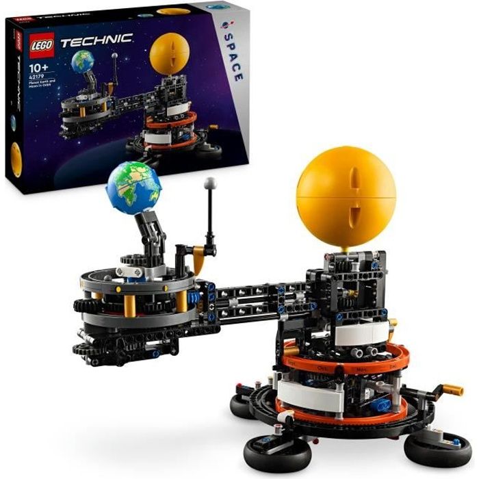 LEGO Technic 42179 Planet Earth and Moon in Orbit, Toy, Solar System Theme