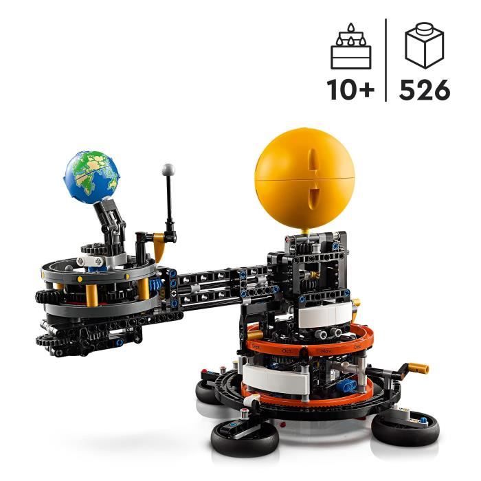 LEGO Technic 42179 Planet Earth and Moon in Orbit, Toy, Solar System Theme