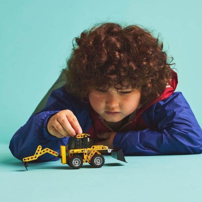 LEGO Technic 42197 Backhoe Loader - Building Toy and Gift for 7 Year Old Boys