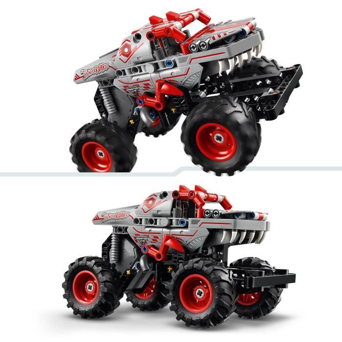 LEGO Technic 42200 Monster Jam ThunderROARus Pull Back Dinosaur Truck for 7 Year Olds
